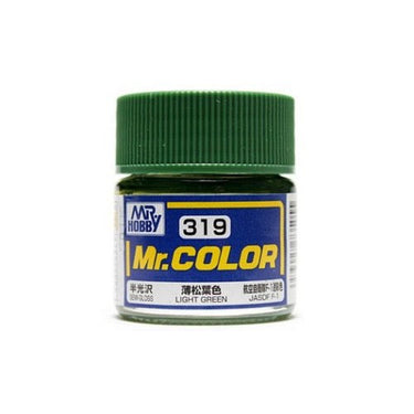 Mr Hobby (Gunze) C319 Mr Color Semi Gloss Light Green Lacquer Paint 10ml